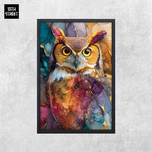 Miss Jungle - Gardien du secret - Toile 40x60x2cm