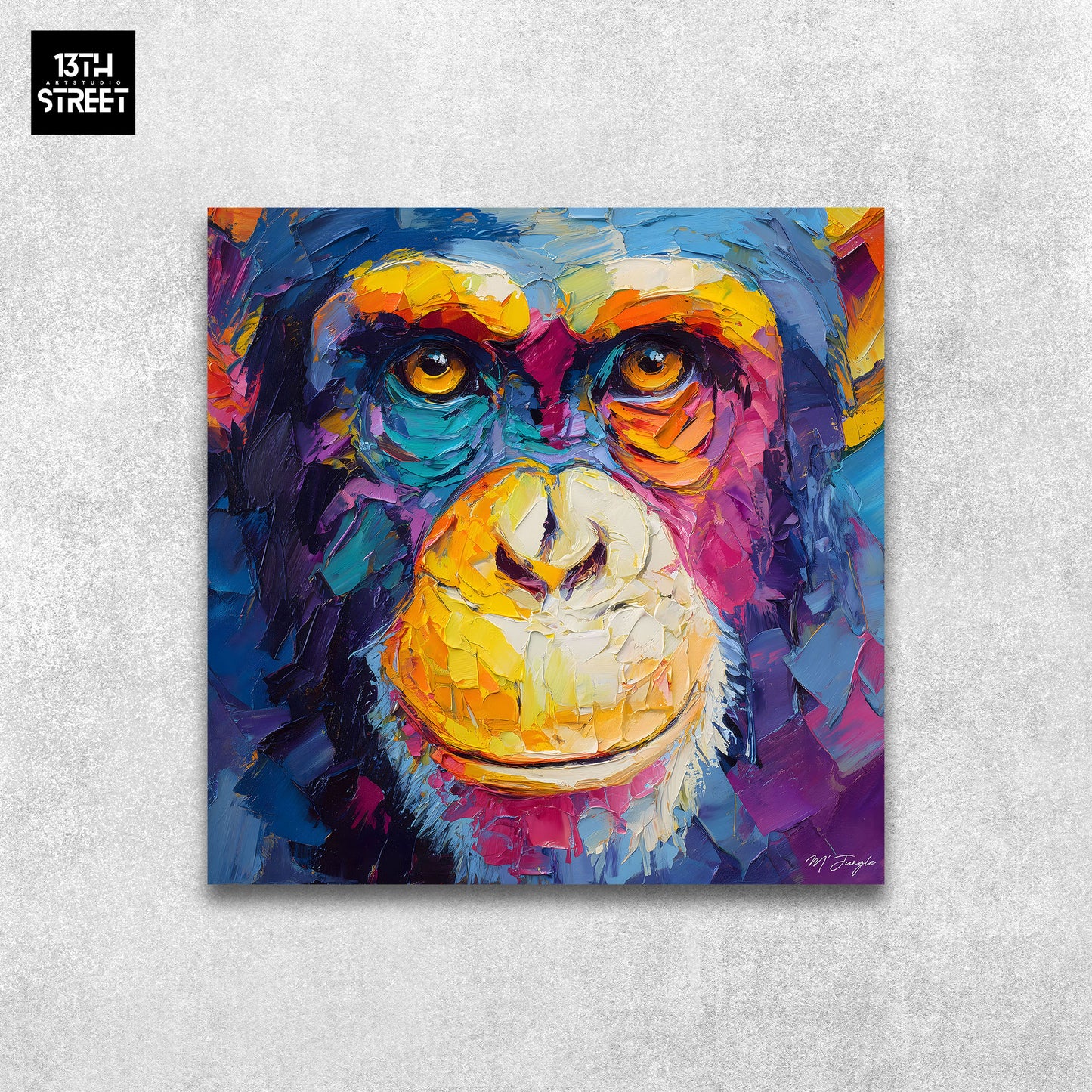 Miss Jungle - Miroir de l’âme humaine - Toile