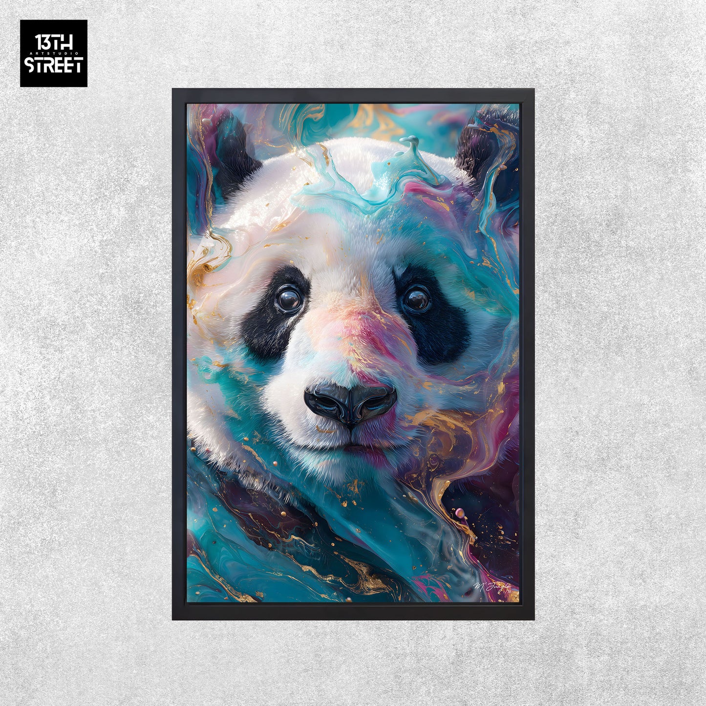 Miss Jungle - Paix expressive - Toile 40x60x2cm