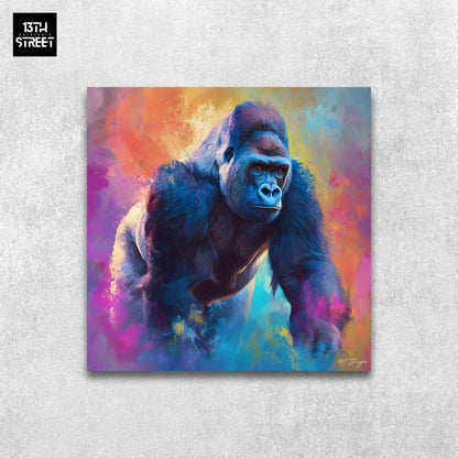 Miss Jungle - Maître penseur - Toile