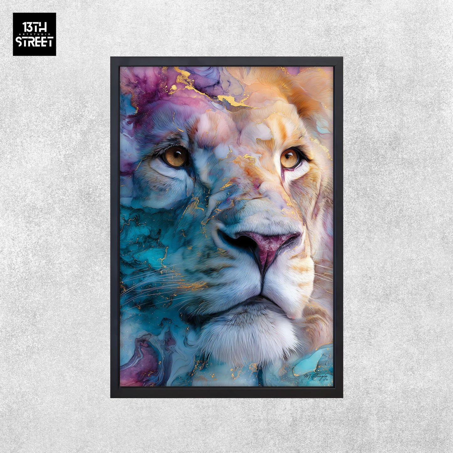 Miss Jungle - Rayonnement naturel - Toile 40x60x2cm