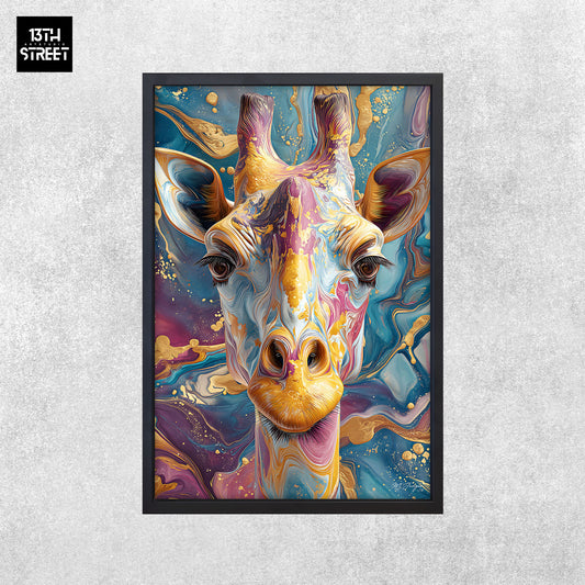 Miss Jungle - Calme aérien - Toile 40x60x2cm