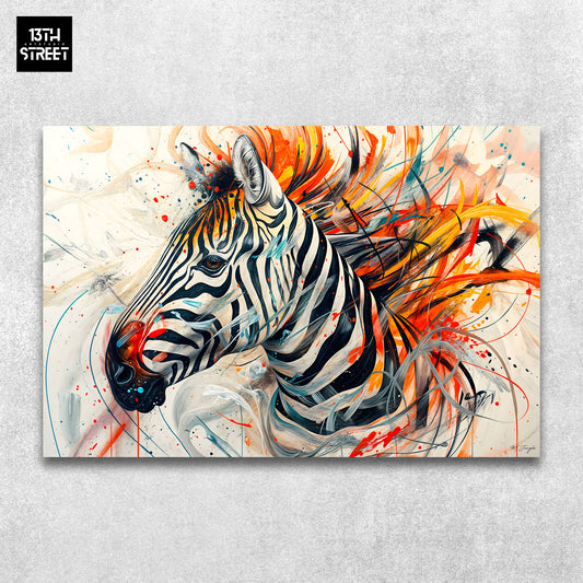 Miss Jungle - Dance of Stripes - Canvas