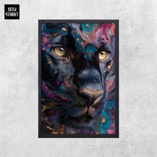 Miss Jungle - Grâce obscure - Toile 40x60x2cm