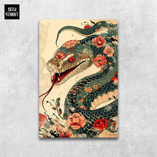 Miss Jungle - Sinuous Elegance - Canvas