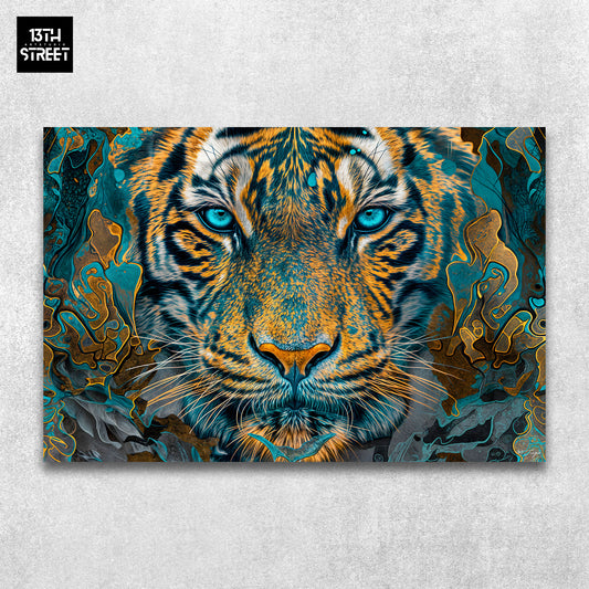 Miss Jungle - Striped Majesty - Canvas