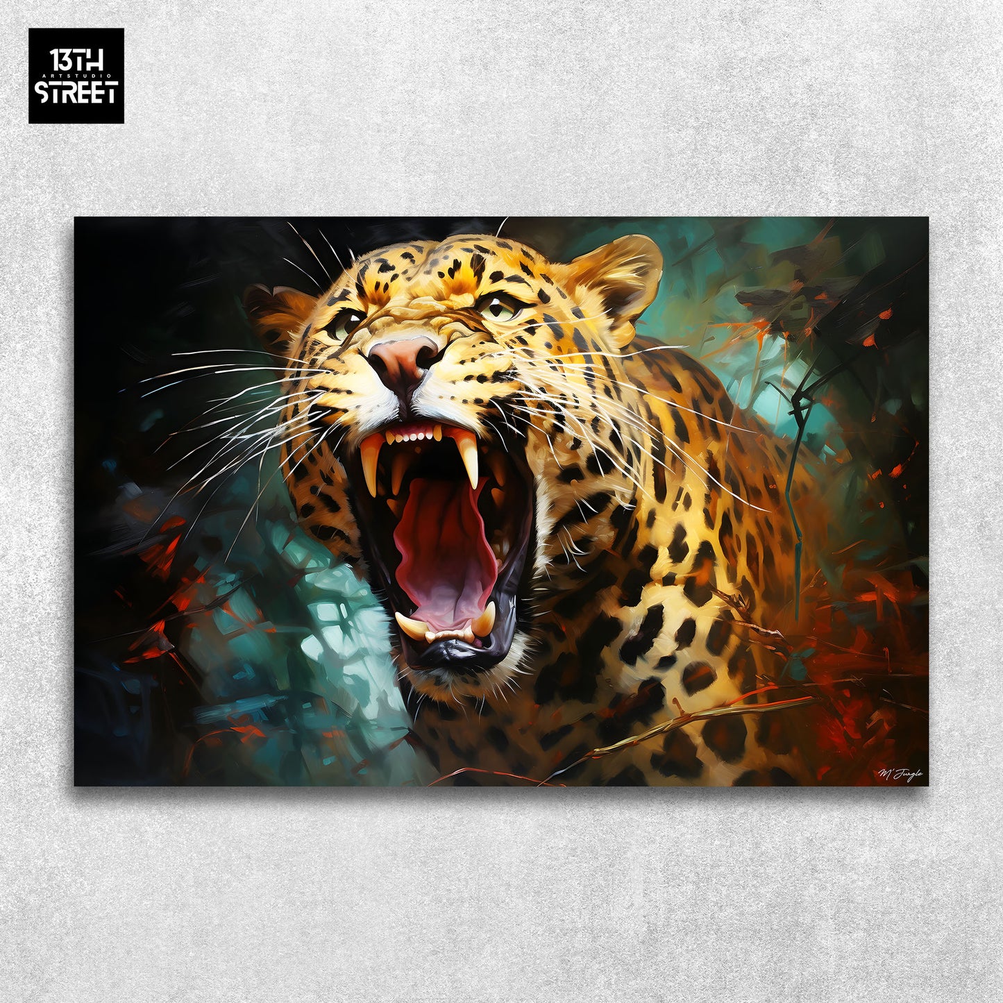 Miss Jungle - Roaring Protector - Canvas