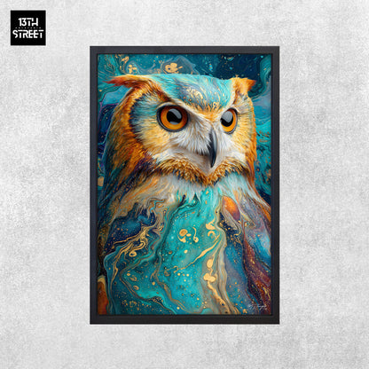 Miss Jungle - L’œil du silence - Toile 40x60x2cm