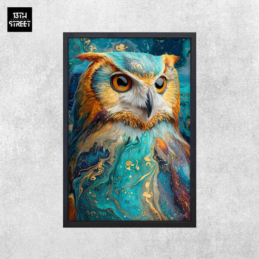 Miss Jungle - L’œil du silence - Toile 40x60x2cm