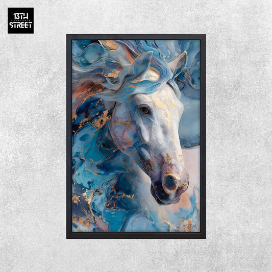 Miss Jungle - Ligne de liberté - Toile 40x60x2cm