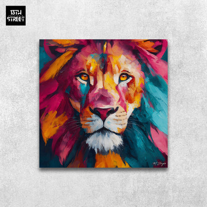 Miss Jungle - Couronne de feu - Toile