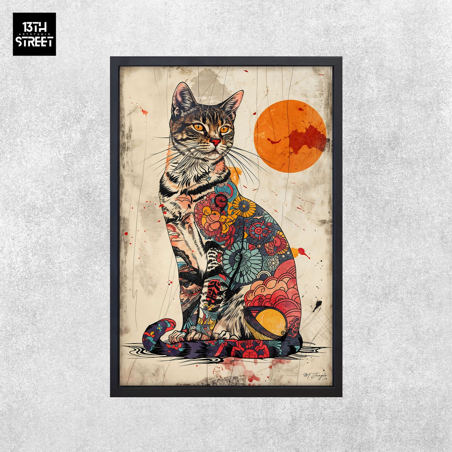 Miss Jungle - Wild Hunter - Canvas 40x60x2cm