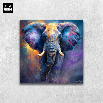 Miss Jungle - Géant de douceur - Toile