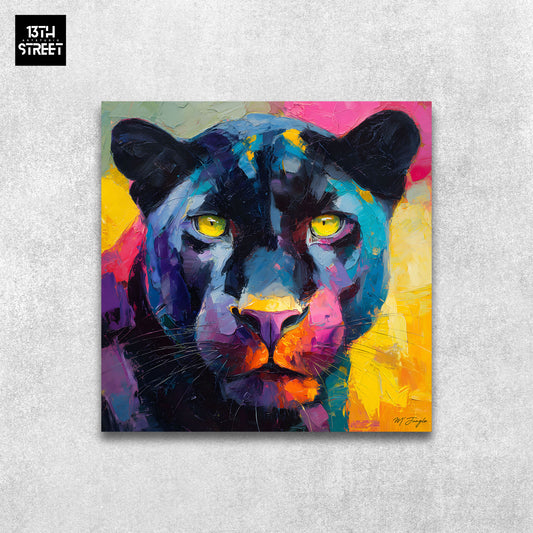 Miss Jungle - Mystère incandescent - Toile