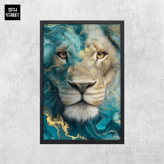 Miss Jungle - Calme souverain - Toile 40x60x2cm