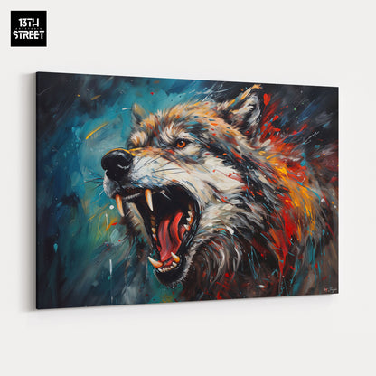 Miss Jungle - Cry Wolf - Canvas