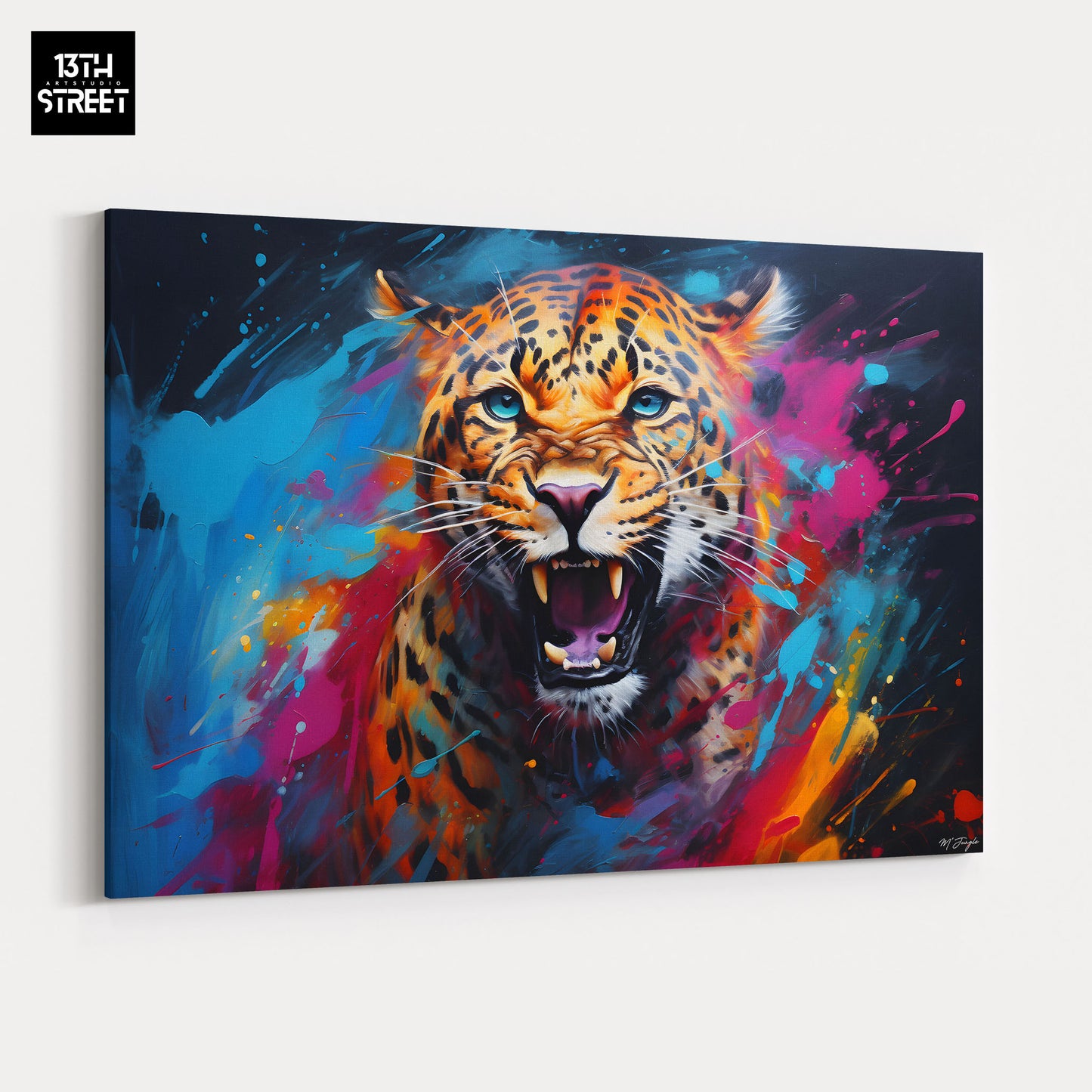 Miss Jungle - Feline Youth - Canvas