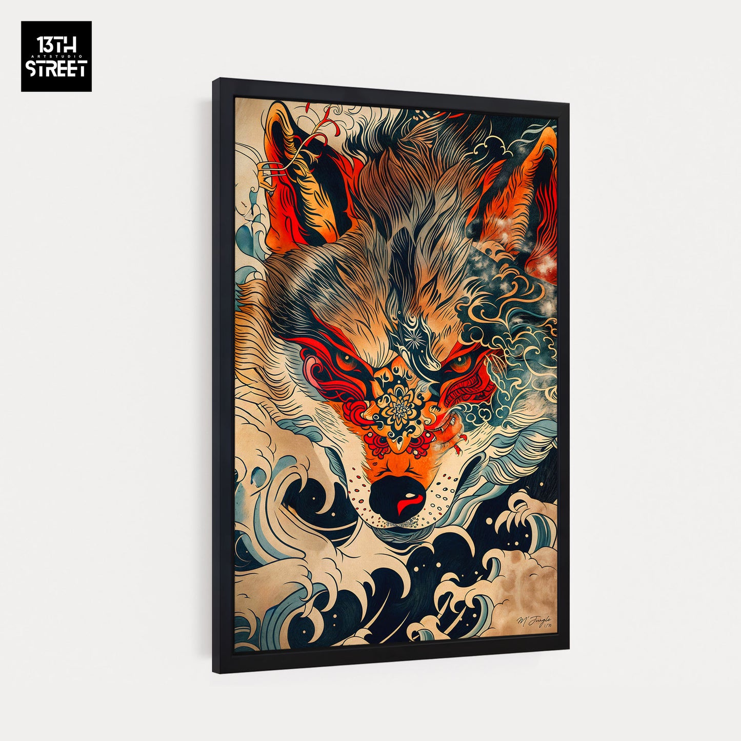 Miss Jungle - Oriental Hunter - Canvas 40x60x2cm