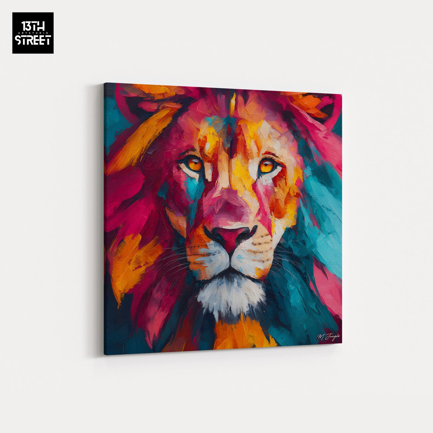 Miss Jungle - Couronne de feu - Toile