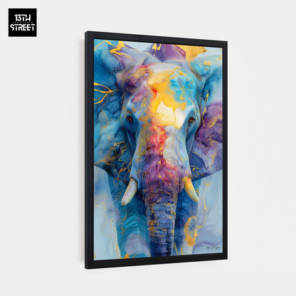 Miss Jungle - Énergie primaire - Toile 40x60x2cm