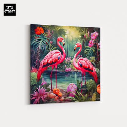 Miss Jungle - Rosy Romance - Canvas