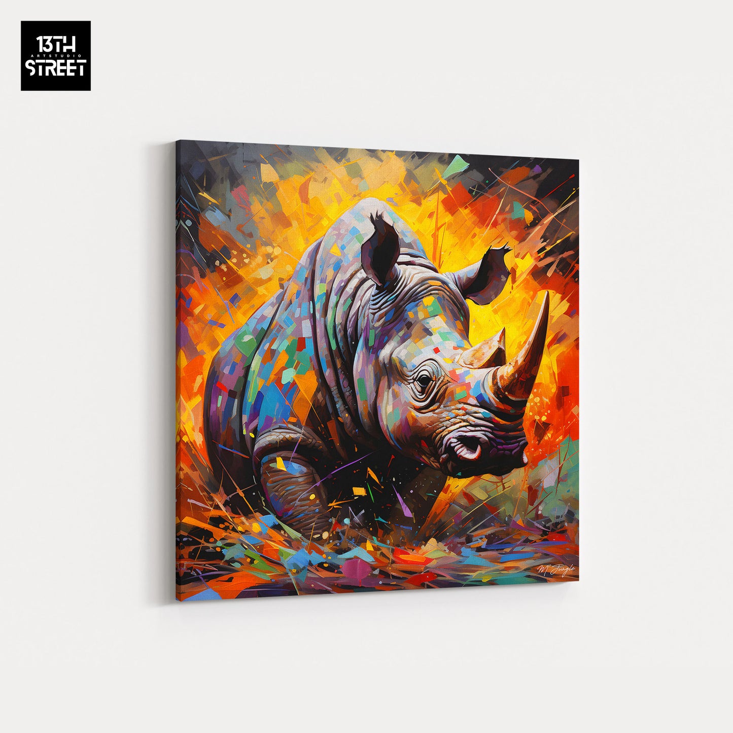 Miss Jungle - Quiet Force - Canvas