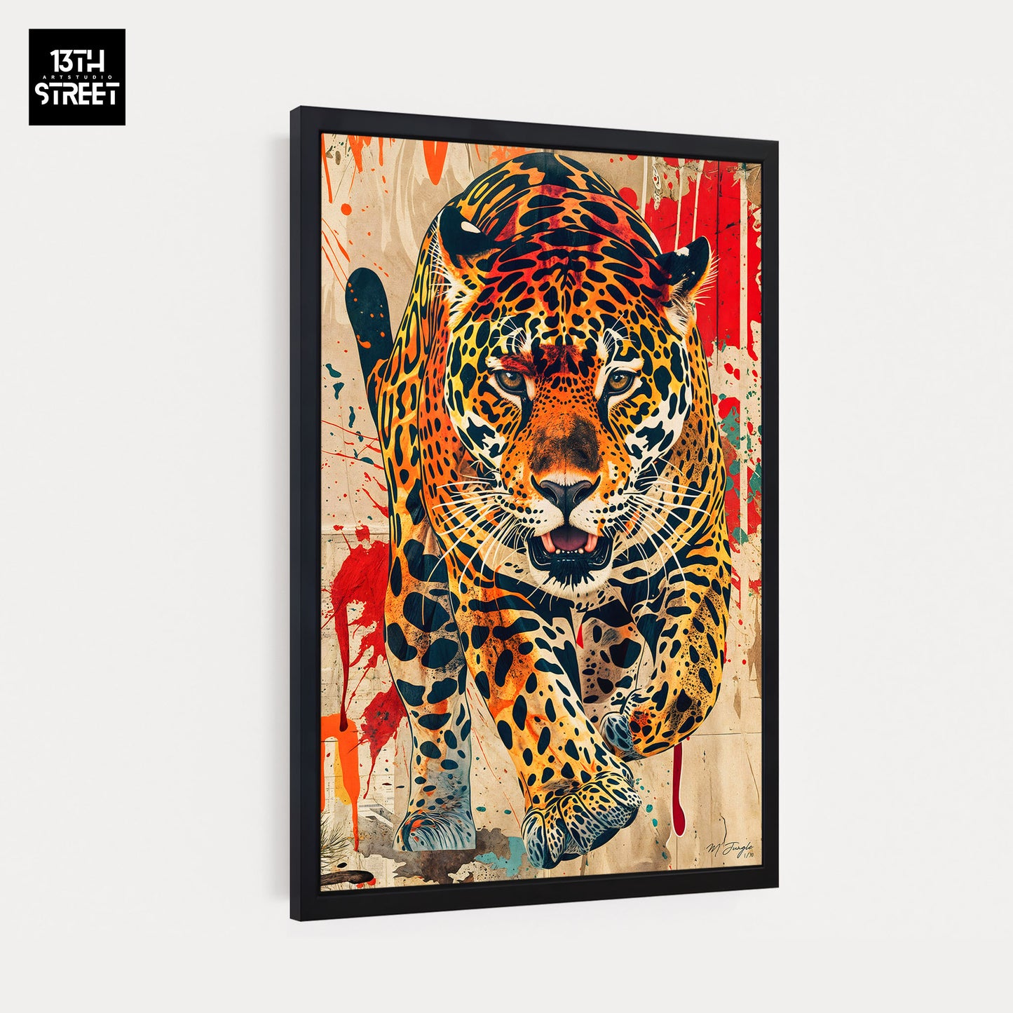 Miss Jungle - Temple Guardian - Canvas 40x60x2cm