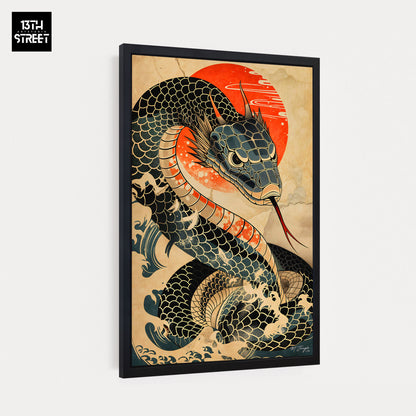 Miss Jungle - Sea Dragon - Canvas 40x60x2cm