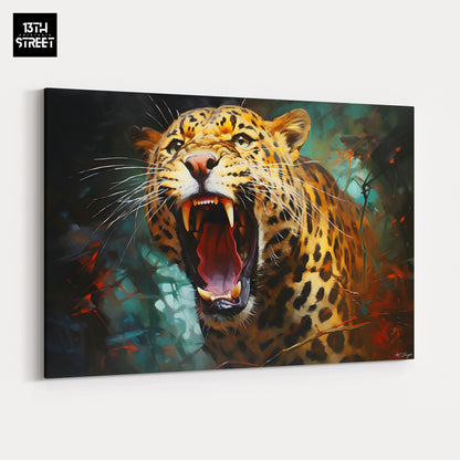 Miss Jungle - Roaring Protector - Canvas