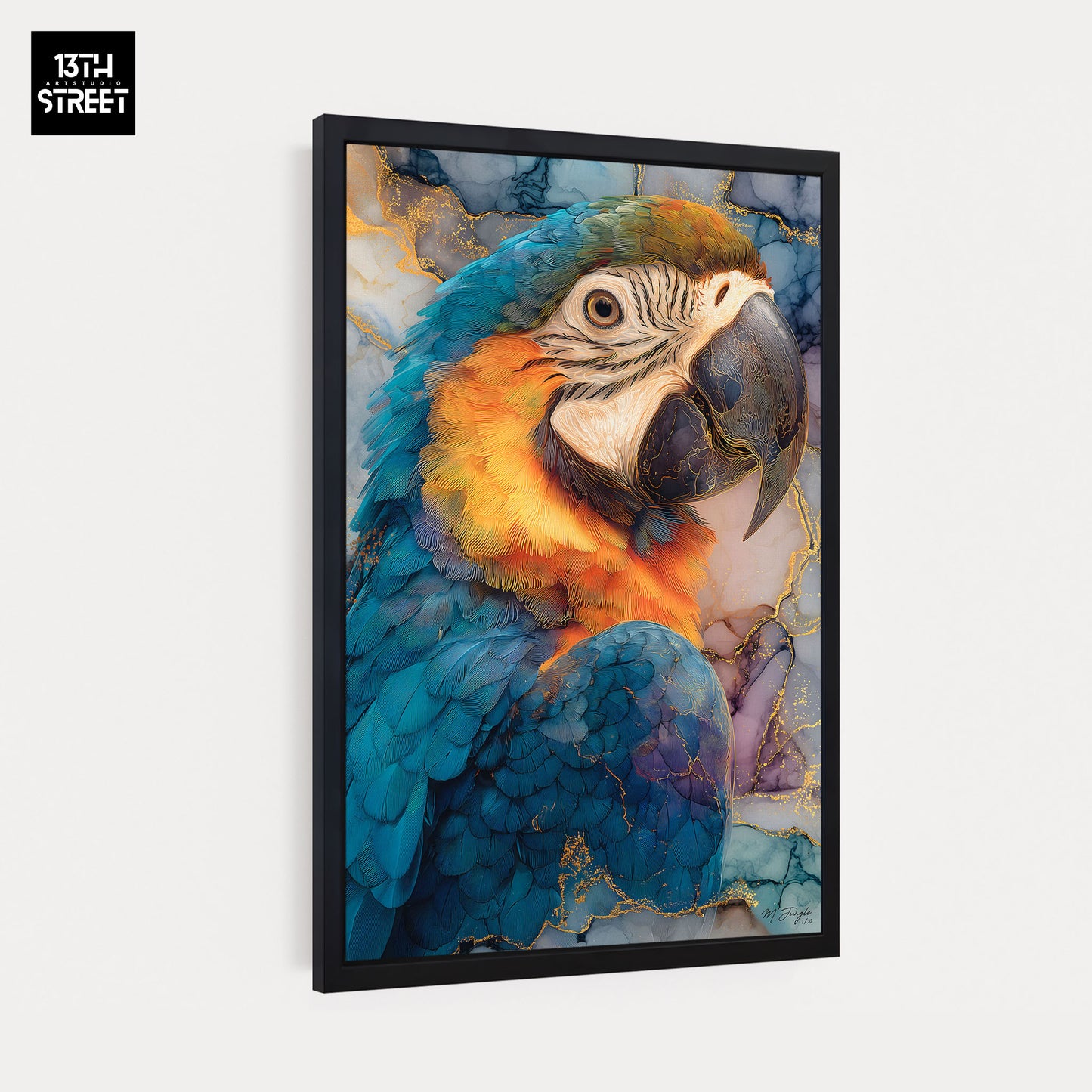 Miss Jungle - Rythme tropical - Toile 40x60x2cm