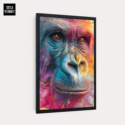 Miss Jungle - Pensée profonde - Toile 40x60x2cm