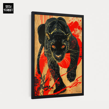 Miss Jungle - Dark Spirit - Canvas 40x60x2cm