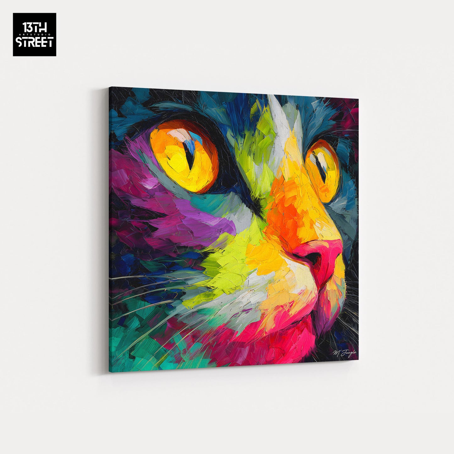 Miss Jungle - L’élégance silencieuse - Toile