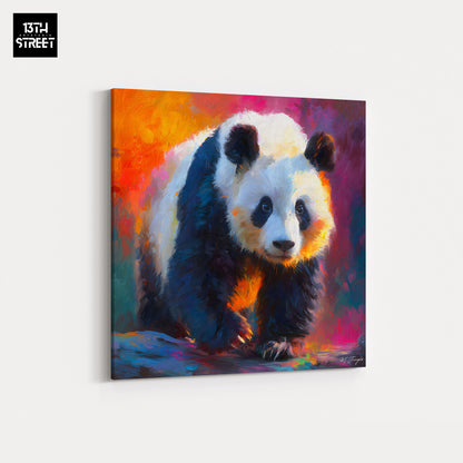 Miss Jungle - Paix en couleurs - Toile