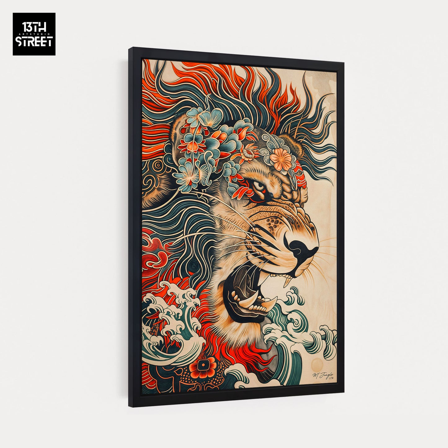 Miss Jungle - Majesty of the Levant - Canvas 40x60x2cm