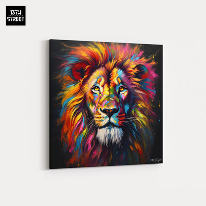 Miss Jungle - Colorful Savannah - Canvas