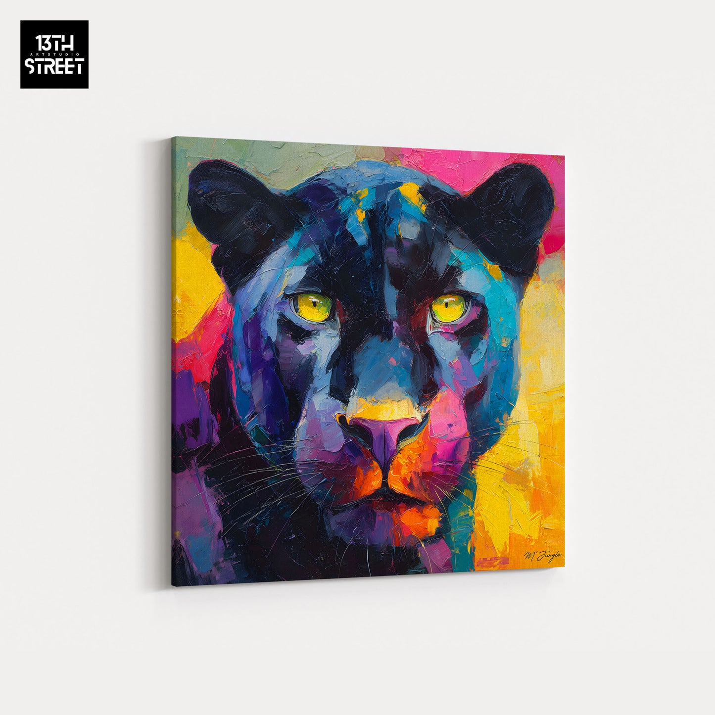 Miss Jungle - Mystère incandescent - Toile