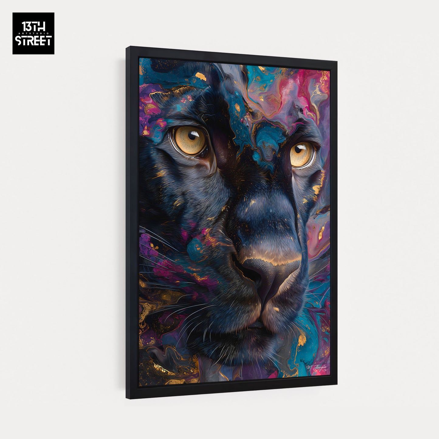 Miss Jungle - Grâce obscure - Toile 40x60x2cm