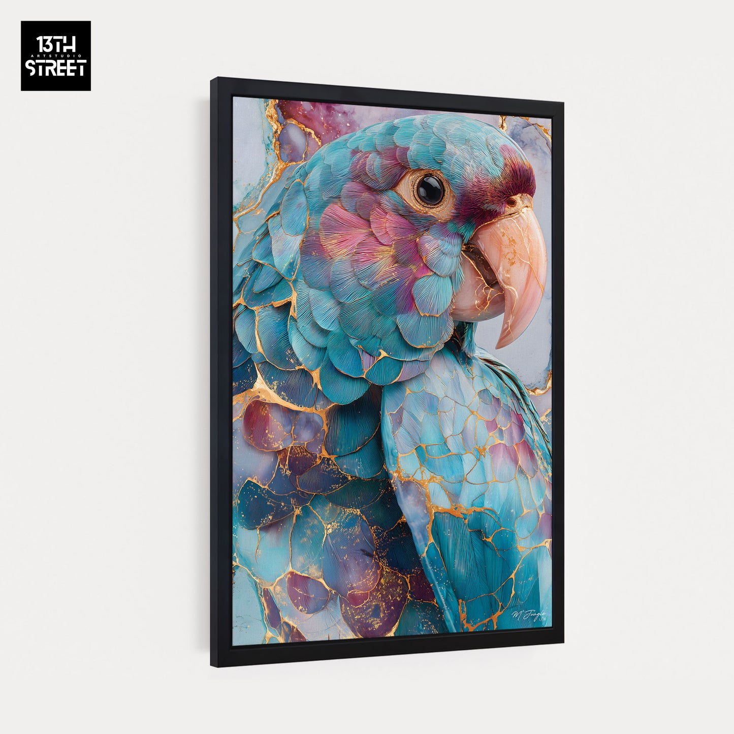 Miss Jungle - Voix des couleurs - Toile 40x60x2cm