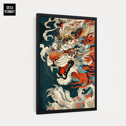 Miss Jungle - Fier Noblewoman of the East - Canvas 40x60x2cm