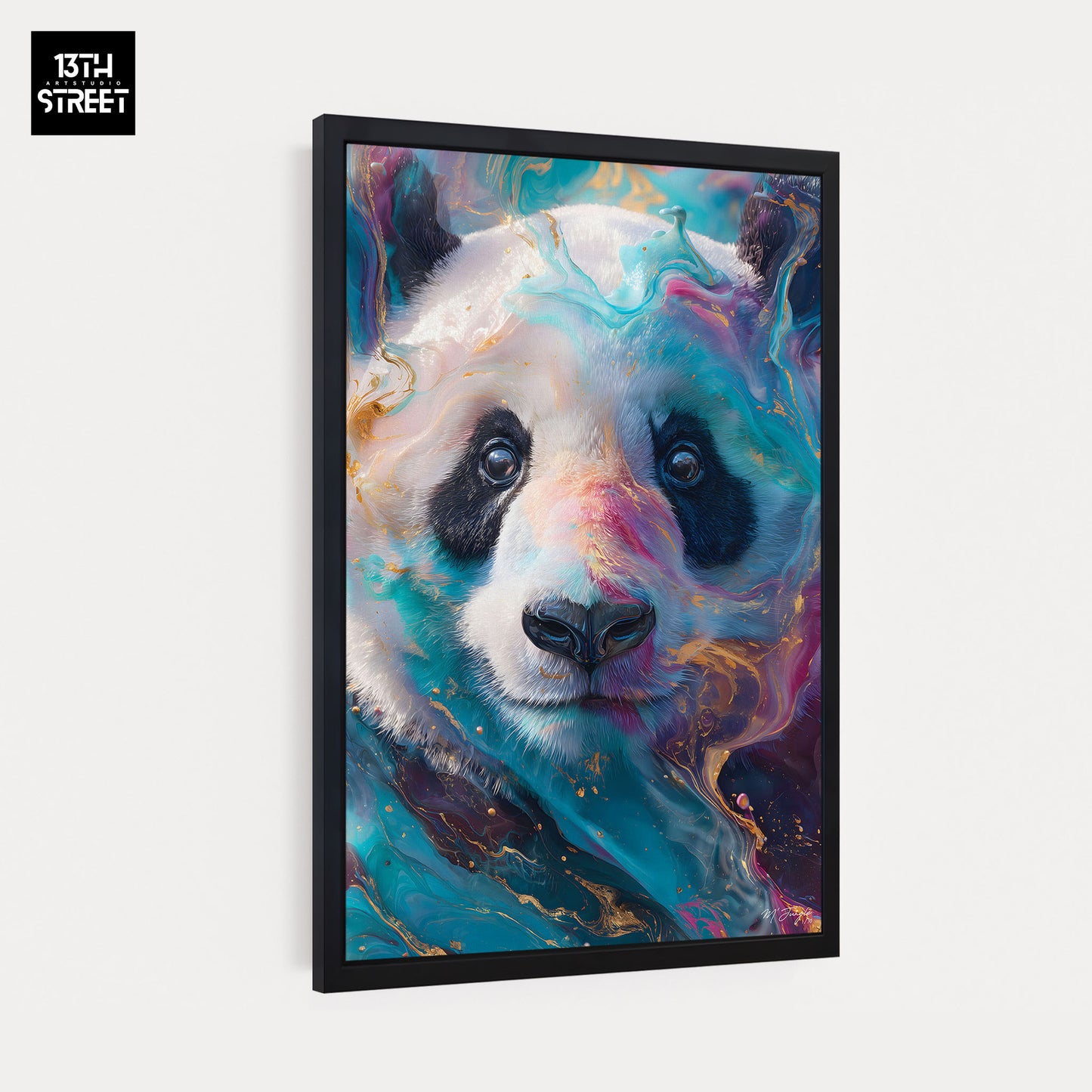 Miss Jungle - Paix expressive - Toile 40x60x2cm