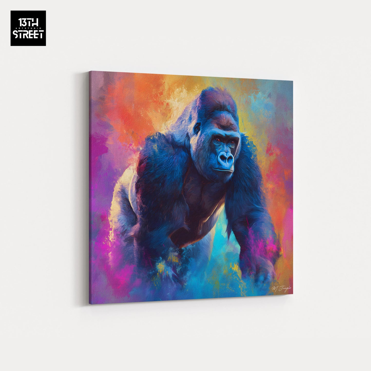 Miss Jungle - Maître penseur - Toile