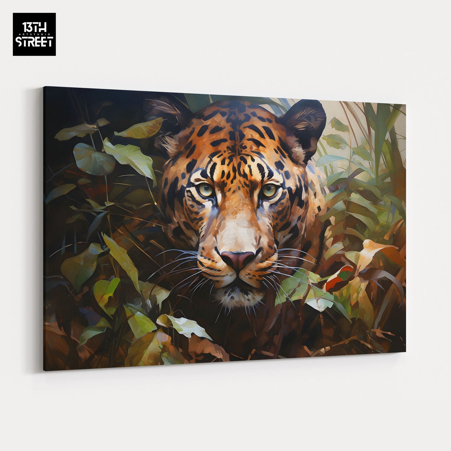 Miss Jungle - The Eyes of the Jungle - Canvas