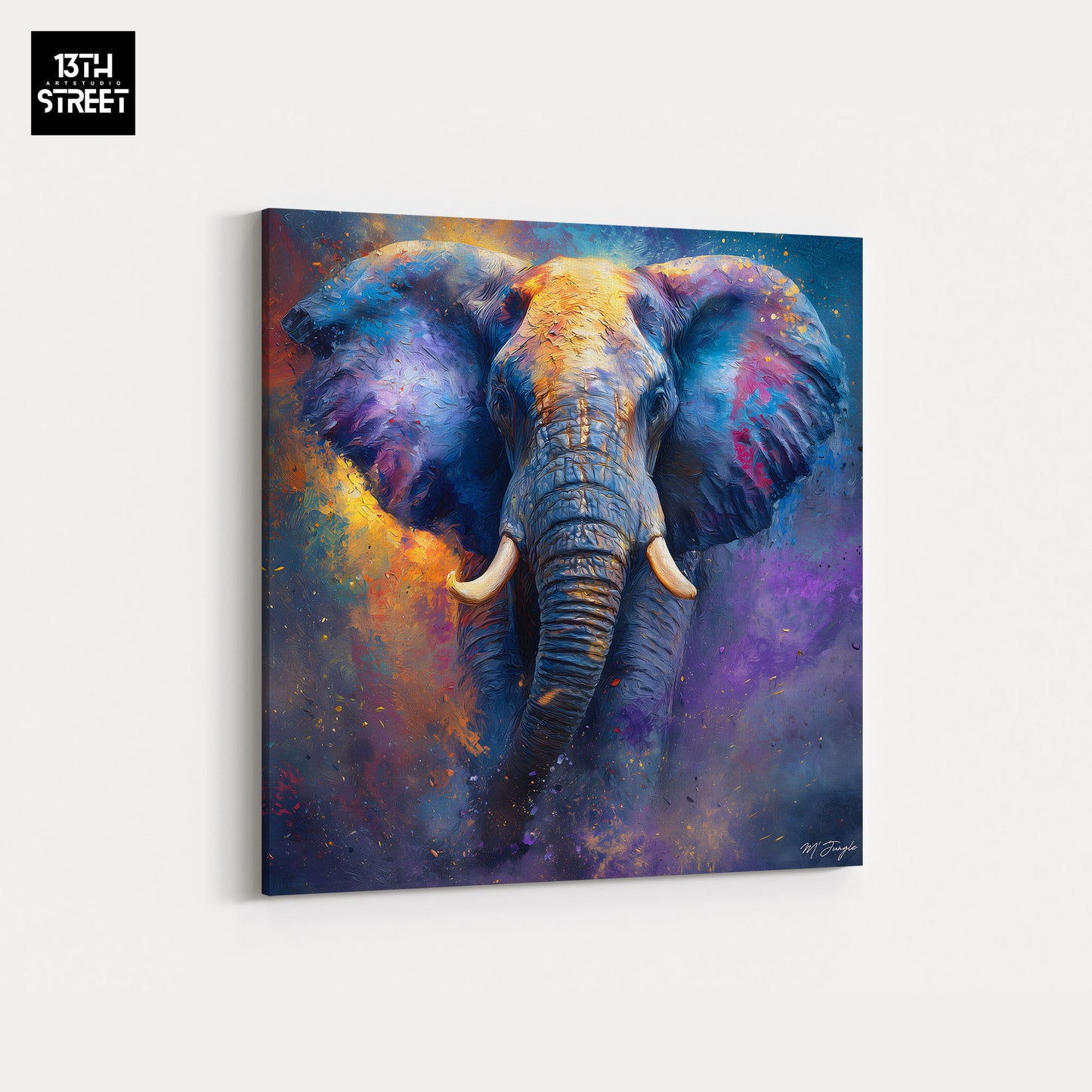 Miss Jungle - Géant de douceur - Toile