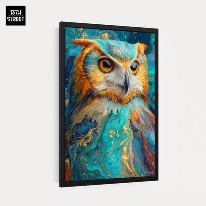 Miss Jungle - L’œil du silence - Toile 40x60x2cm