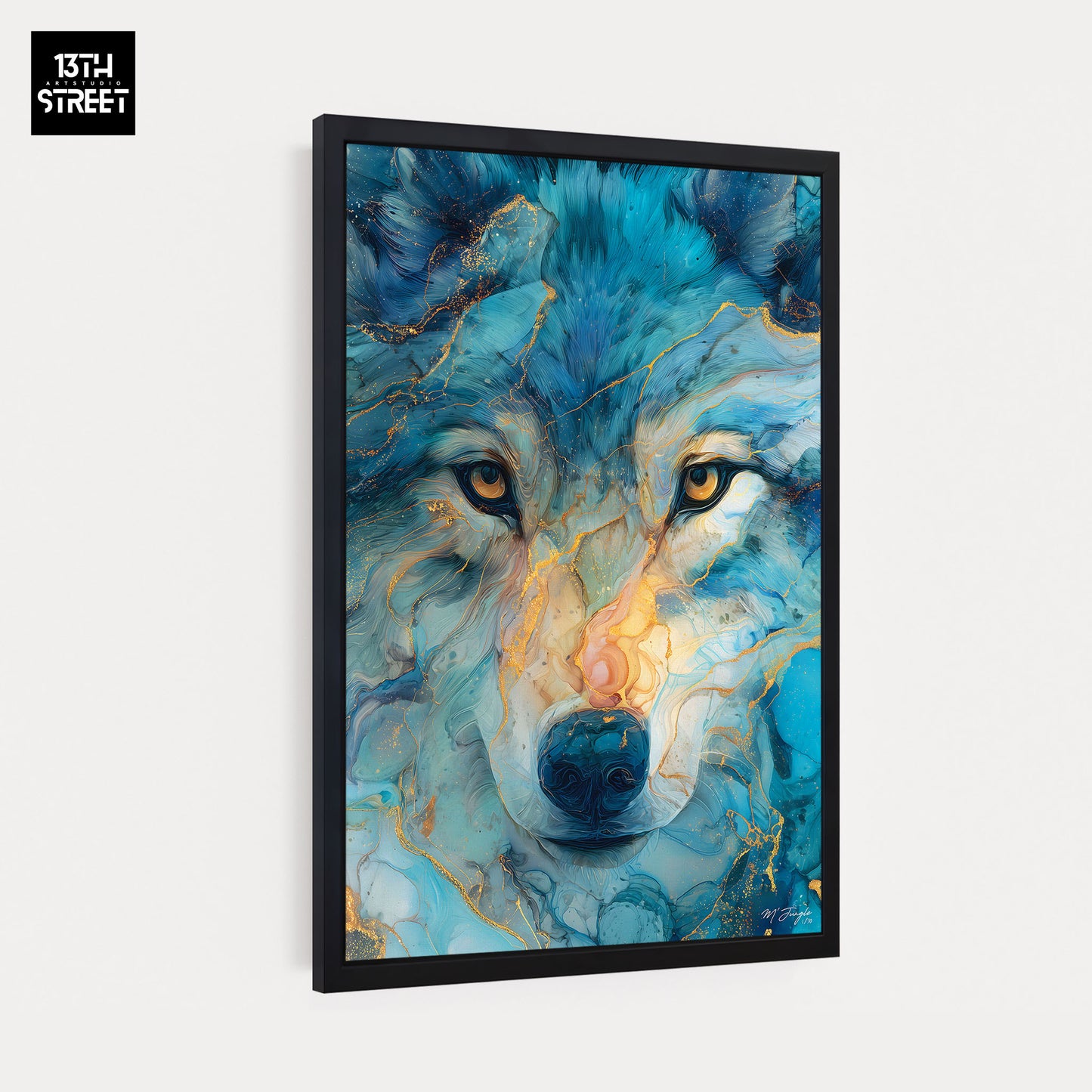 Miss Jungle - Sagesse silencieuse - Toile 40x60x2cm