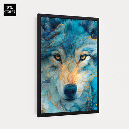 Miss Jungle - Sagesse silencieuse - Toile 40x60x2cm