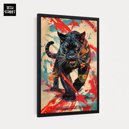 Miss Jungle - Obscure de l'Orient - Leinwand 40x60x2cm