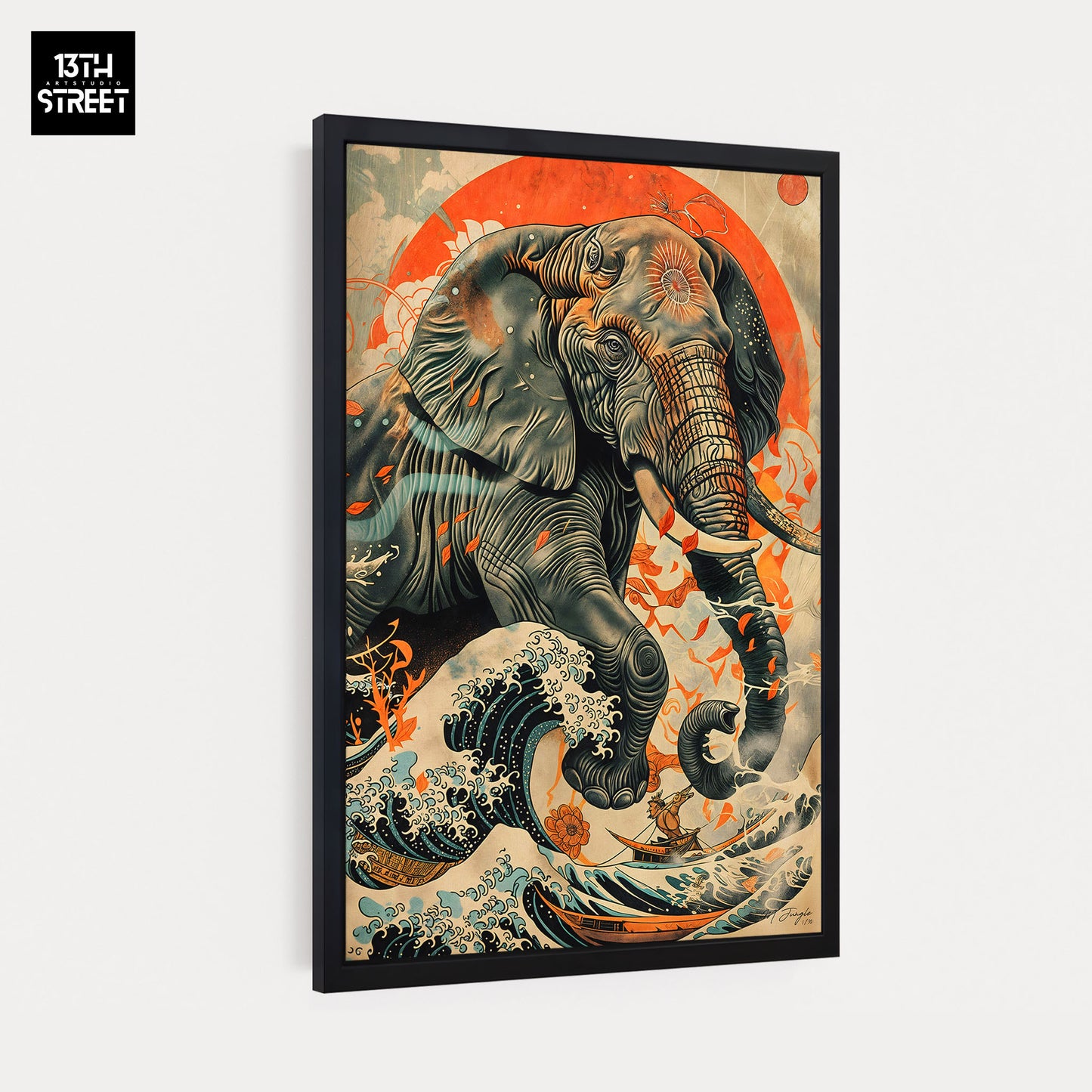 Miss Jungle - Majesty on the Seas - Canvas 40x60x2cm