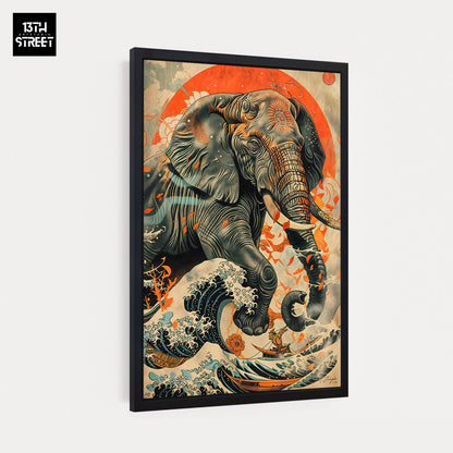 Miss Jungle - Majesty on the Seas - Canvas 40x60x2cm